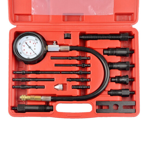 DAYUAN 17 pc Diesel Engine Compression Tester Kit Tool Set Automotive Compressor 2
