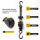 Putentfun 6 Pack Auto Retractable Ratchet Straps Each 2.5cm X 3m Strap Boasts a 2