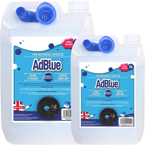 AdBlue Makes & Models Complete With Easy To Pour Spout Preventing Spills (5 Litr 1