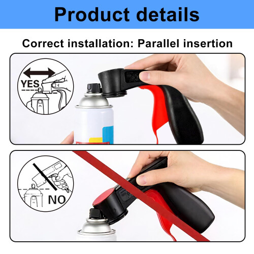 2-Pack Spray Can Trigger Grip Handle – Comfortable Spray Tool, Precision Control for Paint, Cleaning, and DIY Projects 2