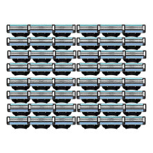 48PCS Mach 3 Blades Refills for Men, Manual Razor Replacement Blades-jg