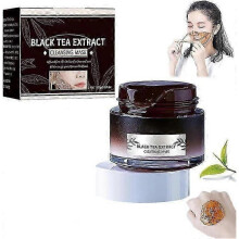 Black tea peel-off mask, black tea exfoliating peel-off mask, black tea extract cleansing mask (suitable for all skin types)