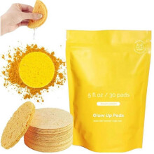 Cleansing Pads Compressed Facial Sponges Turmeric & Kojic Acid Face Cleansing Skin Care