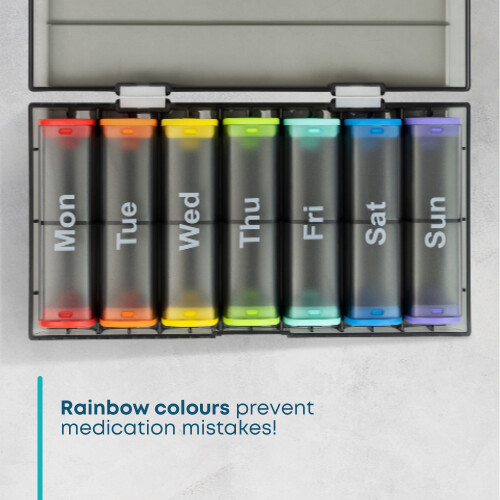 Fineway Weekly Pill Organiser with Storage Box 1