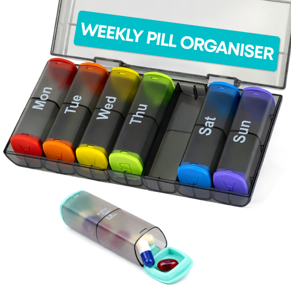 Fineway Weekly Pill Organiser With Storage Box