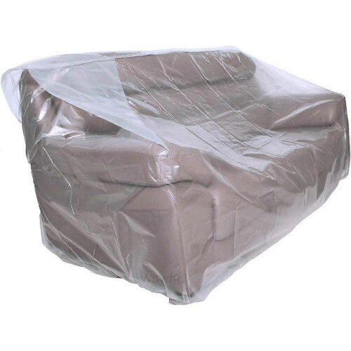 Furniture Cover Dust-Proof Moving Bag for Sofa & Boxes  Clear, Odorless Plastic 2