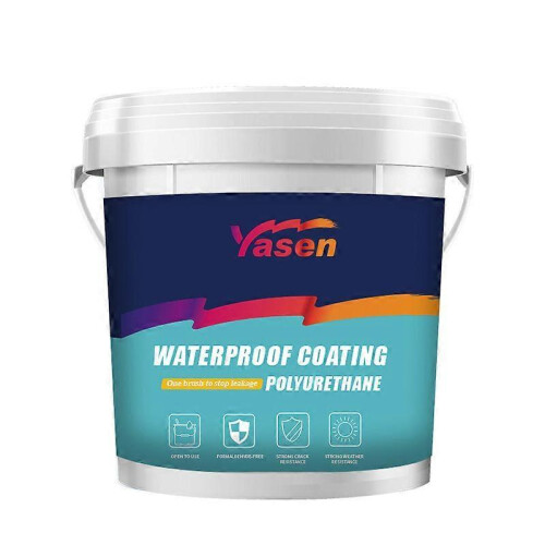 (600g, Black) Polyurethane Waterproof Repair Coating, Anti-Leak Coating Solution