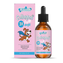 Joint & Skin Coat Support for Dogs, Kriath Healthy Petz Liquid Collagen Supplement for Gut Health