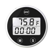Schwimmendes Wasserthermometer mit Timer für Whirlpool und Kaltwasserbecken, wasserdicht, gut ablesbares LCD-Display für Spas.