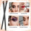 300PCS Disposable Angled Eyebrow Brushes, Bulk Brow Tint Brushes, Eye Shadow 4