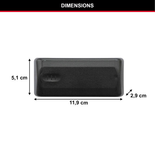 Master Lock Master Lock 207EURD Magnetic Car Case (Hide Key), Black, Small 2