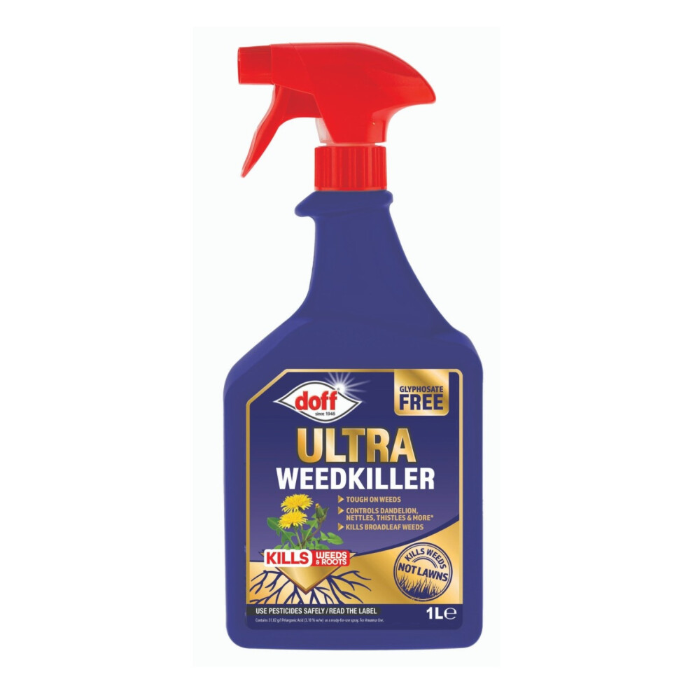 Doff Ultra Weedkiller 1L Glyphosate Free Weed Control