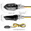 LOPHE 2PCS Universal Motorbike Indicators, 5LED Mini Waterproof 2