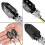 LOPHE 2PCS Universal Motorbike Indicators, 5LED Mini Waterproof 3