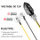 LOPHE 2PCS Universal Motorbike Indicators, 5LED Mini Waterproof 4