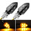 LOPHE 2PCS Universal Motorbike Indicators, 5LED Mini Waterproof 5
