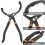 Toolwiz 2pcs Oil Filter Removal Tool 12'' Adjustable Oil Filter 6
