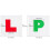 Onarway Learner Plate, Self Adhesive Red L Plate and Green P Plate 4 2
