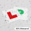 Onarway Learner Plate, Self Adhesive Red L Plate and Green P Plate 4 3