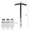 drado Spark Plug Socket Wrench, Spark Plug Removal Tool, T-Handle Spark Plug Socket 16mm/18mm/21mm 4