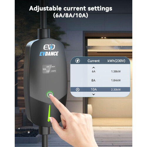 EVDANCE EV Charging Cable for Electric and Hybrid Vehicles 1