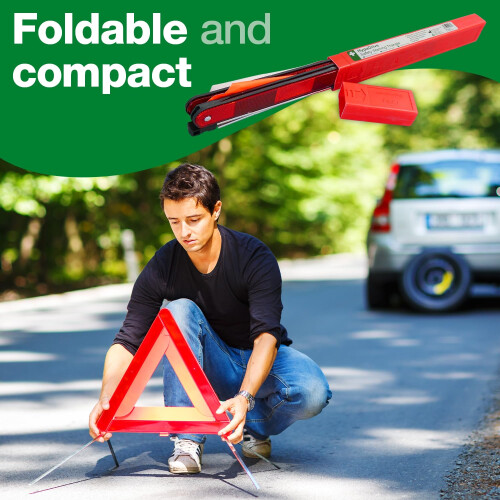 Safety First Aid Group Q4232 Safety Warning Triangle for Roadside 2