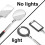 Fpxnb 4PCS Telescoping Inspection Mirror LED Lighted Inspection Mirror 4