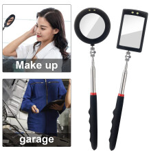 Fpxnb 4PCS Telescoping Inspection Mirror LED Lighted Inspection