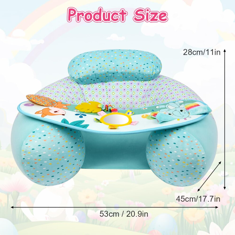 Alaoo Inflatable Baby Chair Baby Seat For 336 Months Portable Infant A