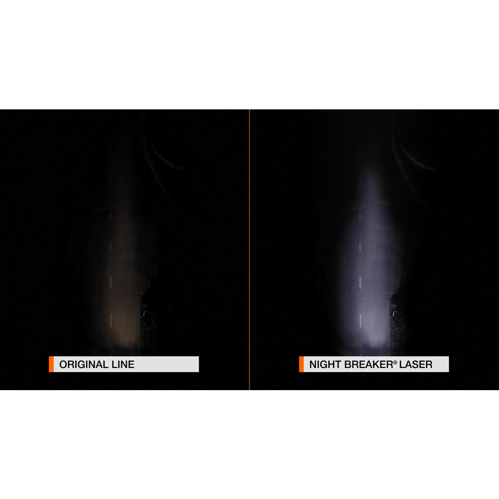 Osram Night Breaker Laser H8, +150% More Brightness, Halogen Headlight Lamp, 64212Nl-2Hb, 12V, Hanging Folding Box (2 Lamps)