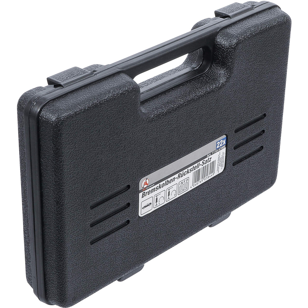 Bgs Diy 1110-47000 | Brake Piston Reset Tool Set | 22 Pcs. + 1 Towel 5009842165262