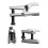 3 pcs Universal Car Garage Tools Ball Joint Separator Splitter Tie 6