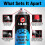3-IN-ONE White Lithium Grease Spray 400ml, Long Lasting Spray Grease 3