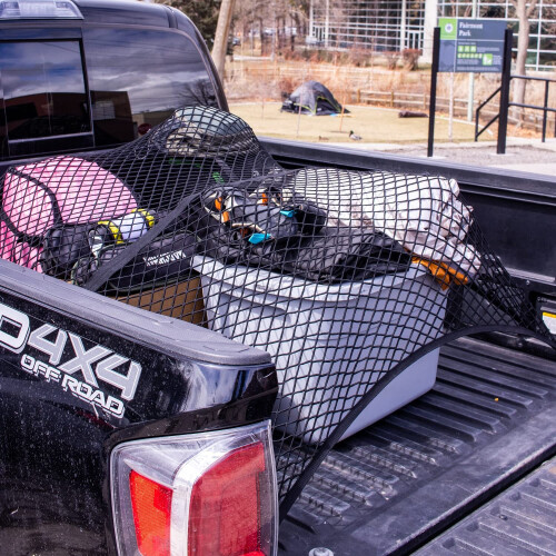 Highly Elastic Cargo Net, Simple Truck Bed Cargo Mesh Organizer, 2
