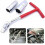 Premium Spark Plug Socket Wrench Set - Red T-Handle Stainless Steel 2