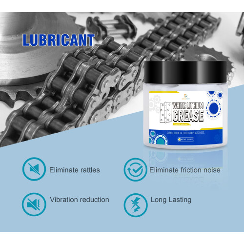 White Lithium Grease 114g - Multi-Purpose High Temperature Lubricant