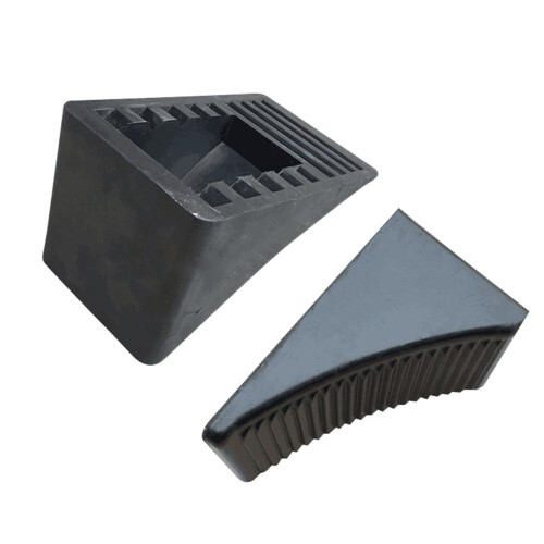 Tebery Solid Rubber Heavy Duty Wheel Chock - by 1