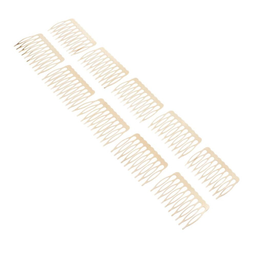 Metall DIY hårkam – Retro gull, 10 stk 1
