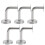 Support de main courante en acier inoxydable élégant, lot de 5 3