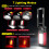 LED Rechargeable Work Light, Portable Magnetic Torch, 7 Lighting 2