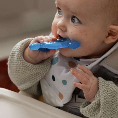 Nuby Nuby 3-Step Teething Set - Set of 3 Baby Teethers | Textured Surfaces | Refriger 2
