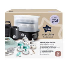 Tommee Tippee Complete Feeding Set Black with Electric Steam Sterilise