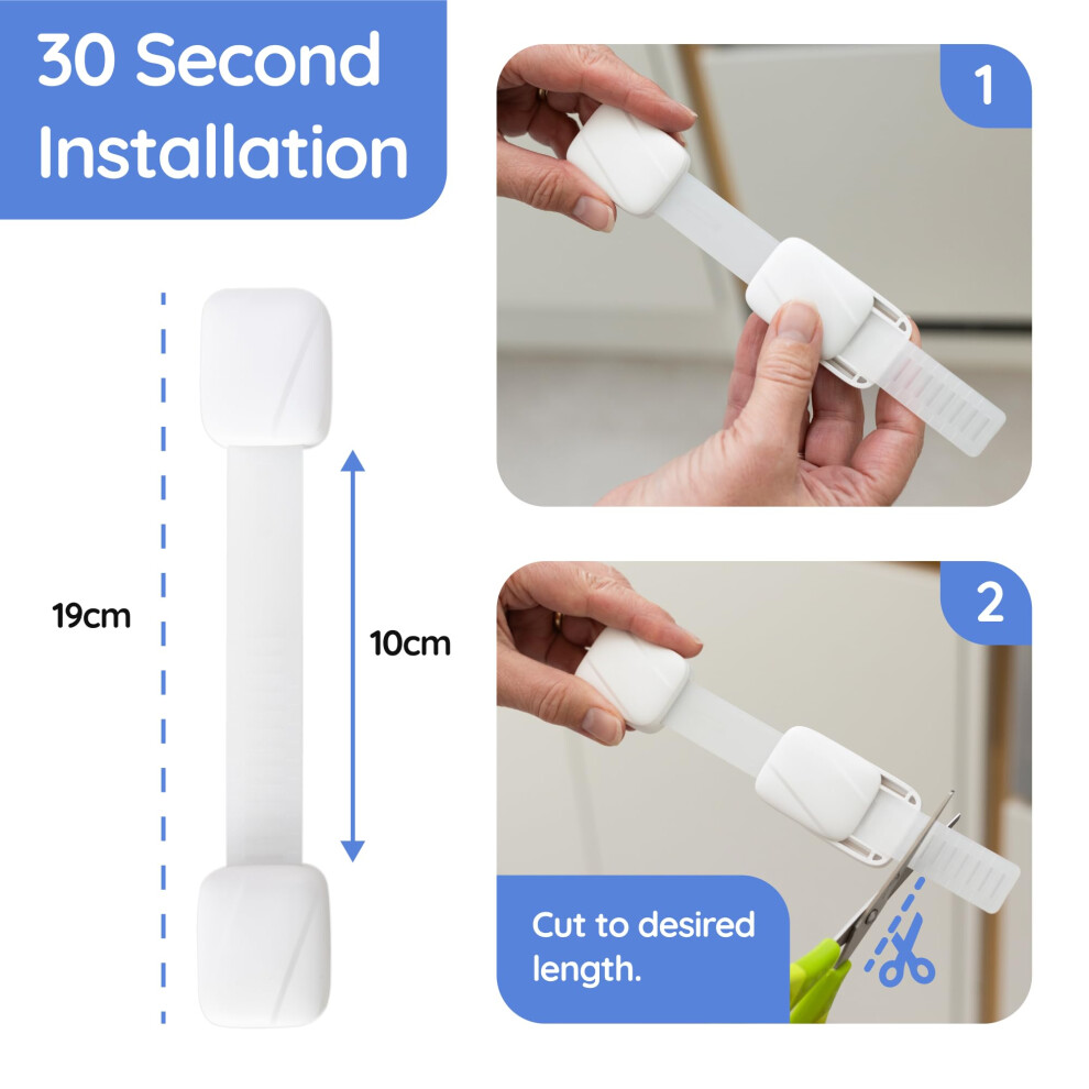 Babygo Child Safety Cupboard Locks For Children With Smart Unlock For 5003627786826