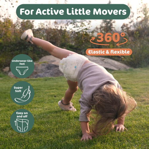 Naty FreeMovers Nappy Pants | Sensitive Skin Certified Potty Training 2