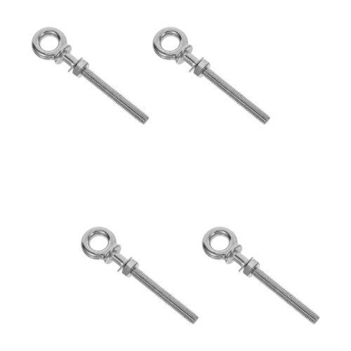 2 stk. løfteøjebolte i rustfrit stål 10 mm x 100 mm 2