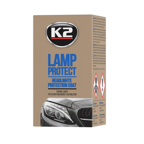 K2 LAMP PROTECT Headlight Protective Liquid Coating Prevents Yellowing 12 MONTHS 1