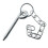 AB Tools 2pk Round Cotter Pin & Chain 10mm by 110mm Trailer Tipper Tailgate Tailboard 2