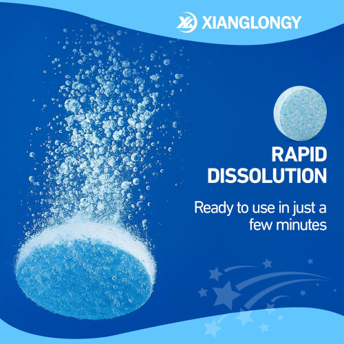 Screen Wash Tablets 50 Pack, 200L Concentrated Windscreen Washer Tabs 1