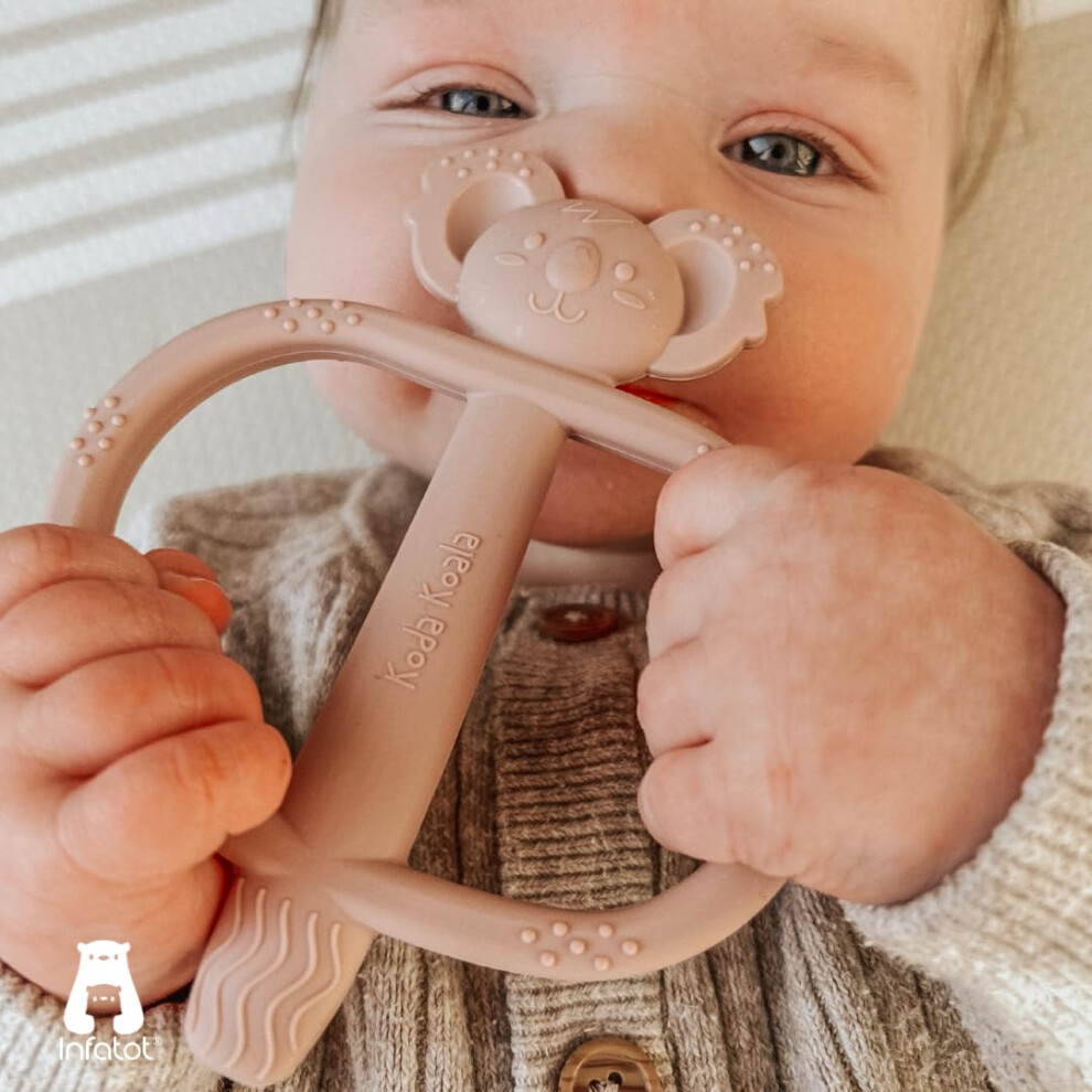 Infatot Silicone Teething Toys For Baby 2 Pack Koda Koala Bitey – Bpa