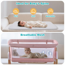 3 in 1 Baby Beside Crib for Babies from Birth to 9kg Portable Baby Cot